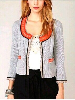 Free People Lined Jacket sz10  BinAA
